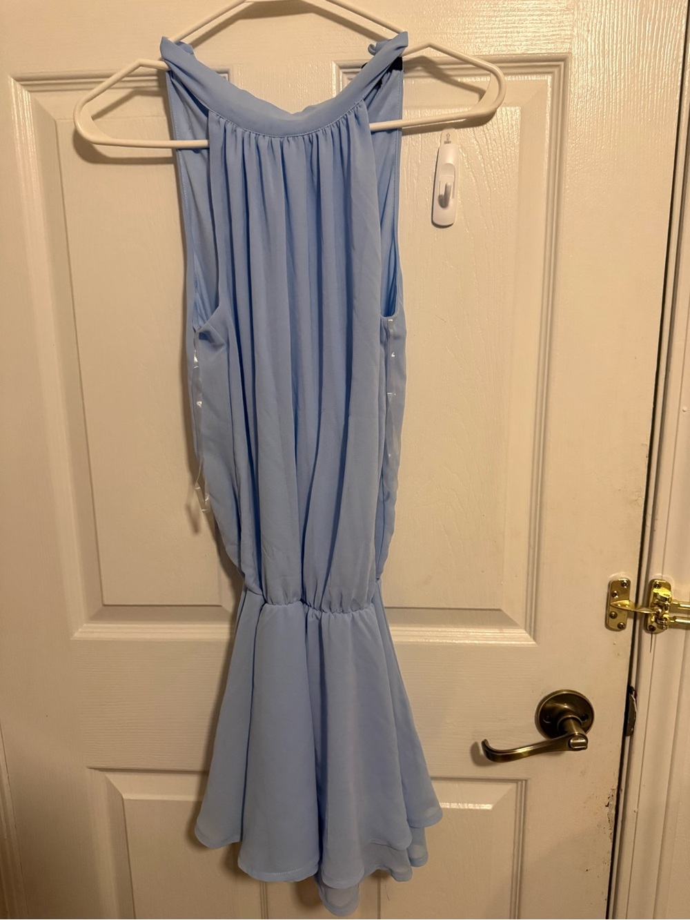 Forever 21 Light Blue One-Shoulder Mermaid Dress